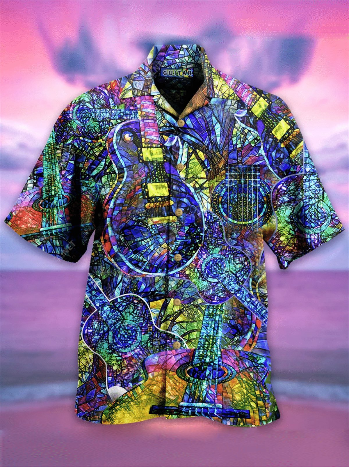 Guitar Hawaiian Shirt Pre11509 Guitar Hawaiian Shirt Pre11509