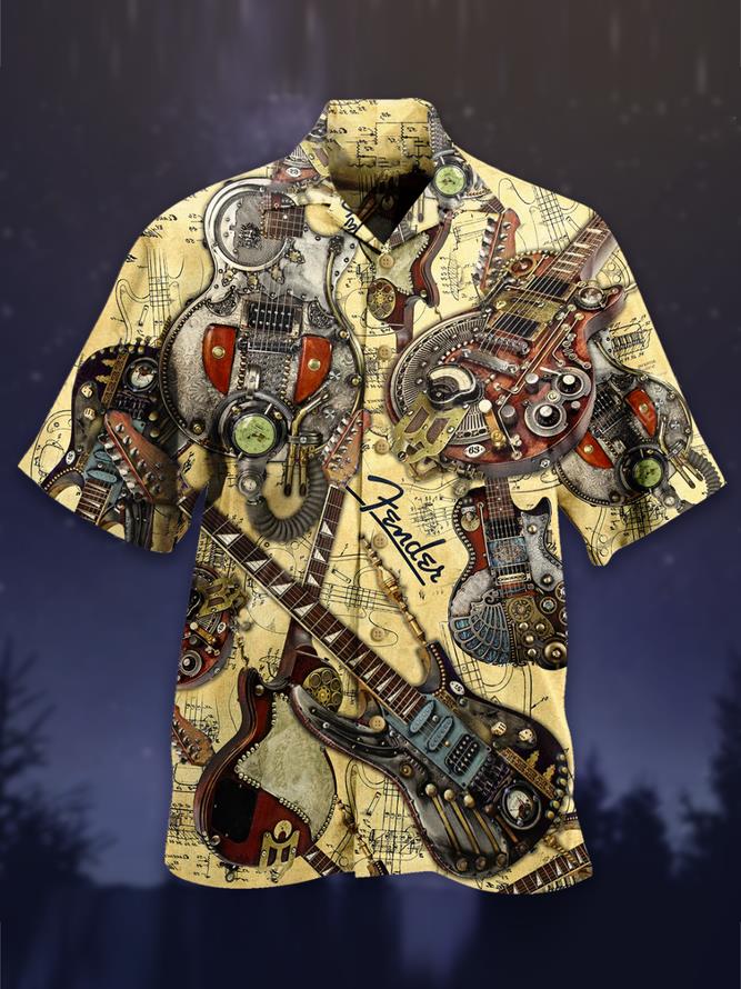 Guitar Hawaiian Shirt Pre13052