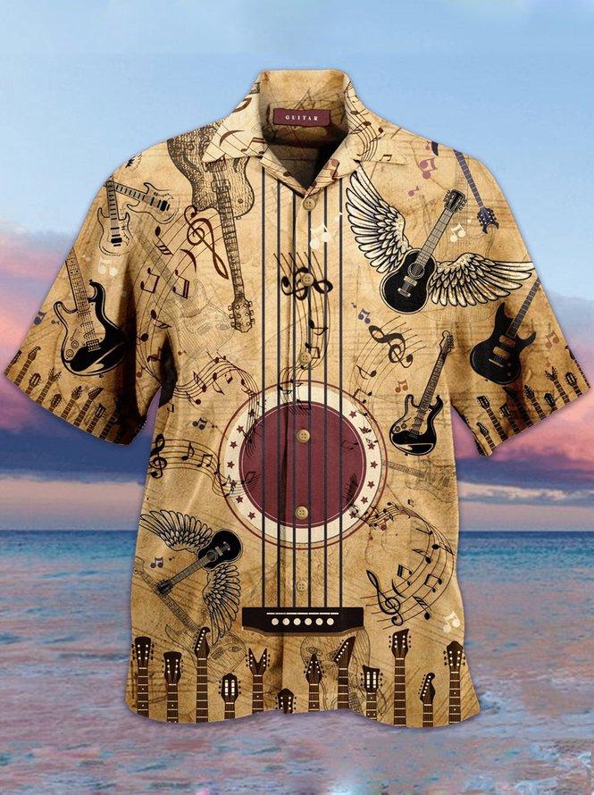 Guitar Hawaiian Shirt Pre13053