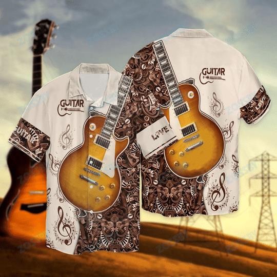 Guitar Lover Hawaiian Shirt Pre11680 Guitar Lover Hawaiian Shirt Pre11680