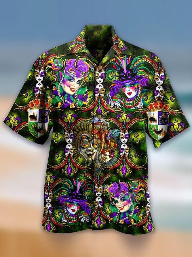 Happy Mardi Gras Unisex Hawaiian Shirt Pre12976 Happy Mardi Gras Unisex Hawaiian Shirt Pre12976