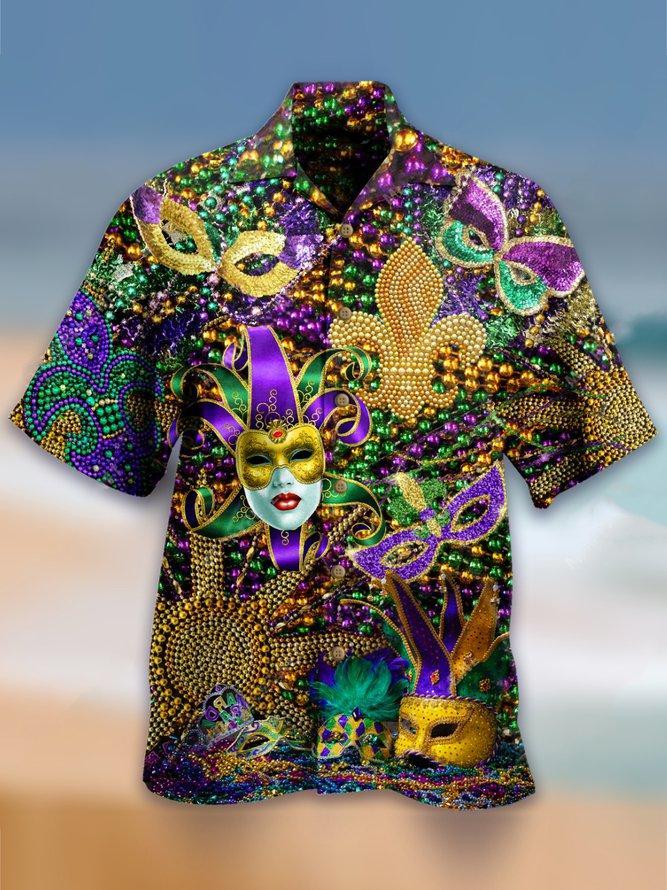 Happy Mardi Gras Unisex Hawaiian Shirt Pre12981