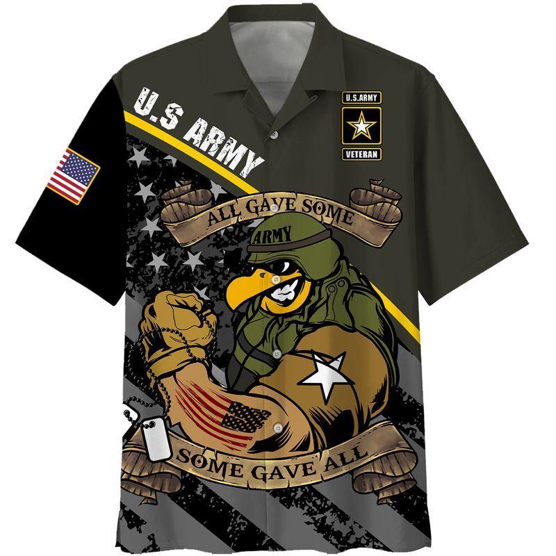 Happy Memorial Day Army Veteran Hawaiian Shirt Pre12931
