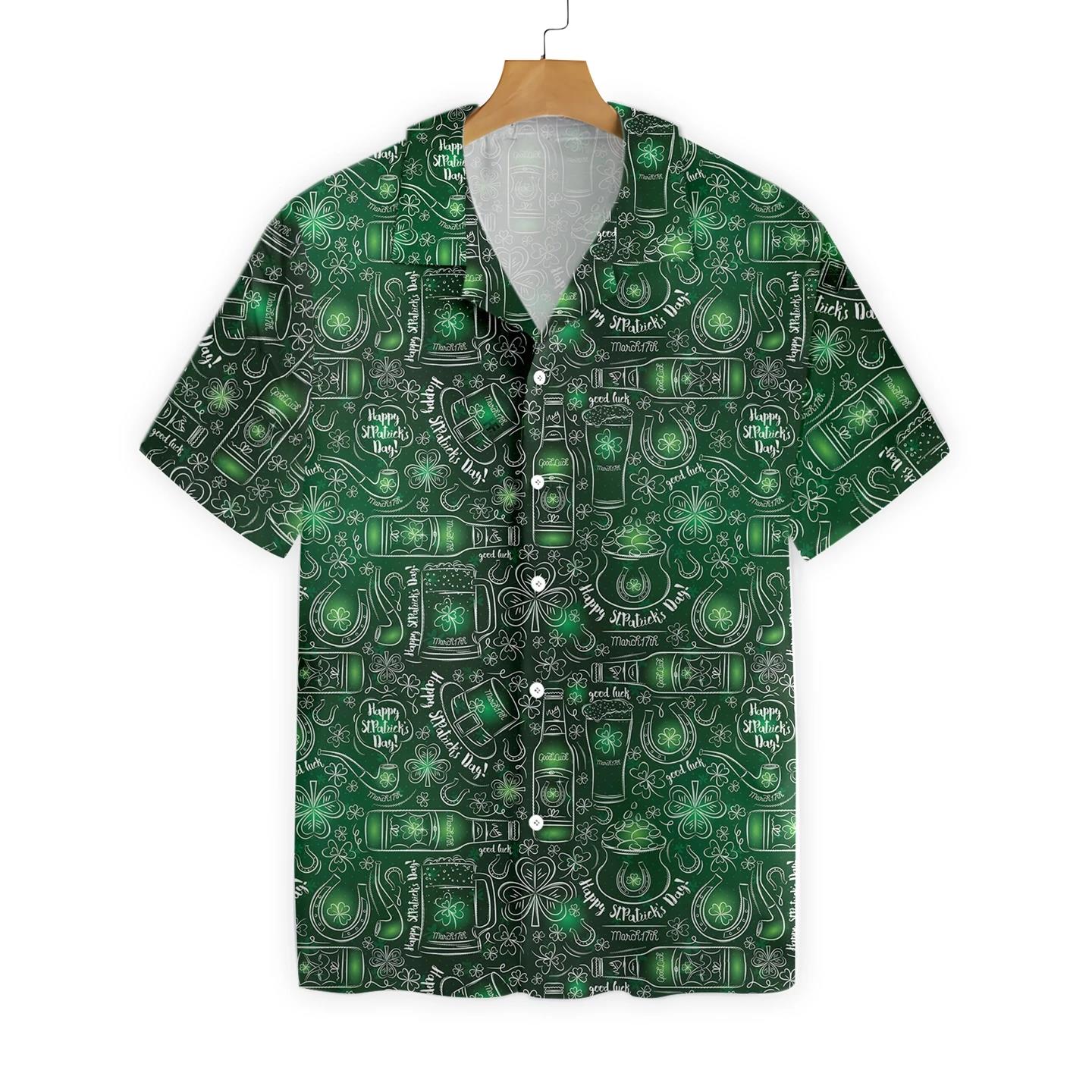 Happy Saint Patricks Day Hawaiian Shirt Pre12972