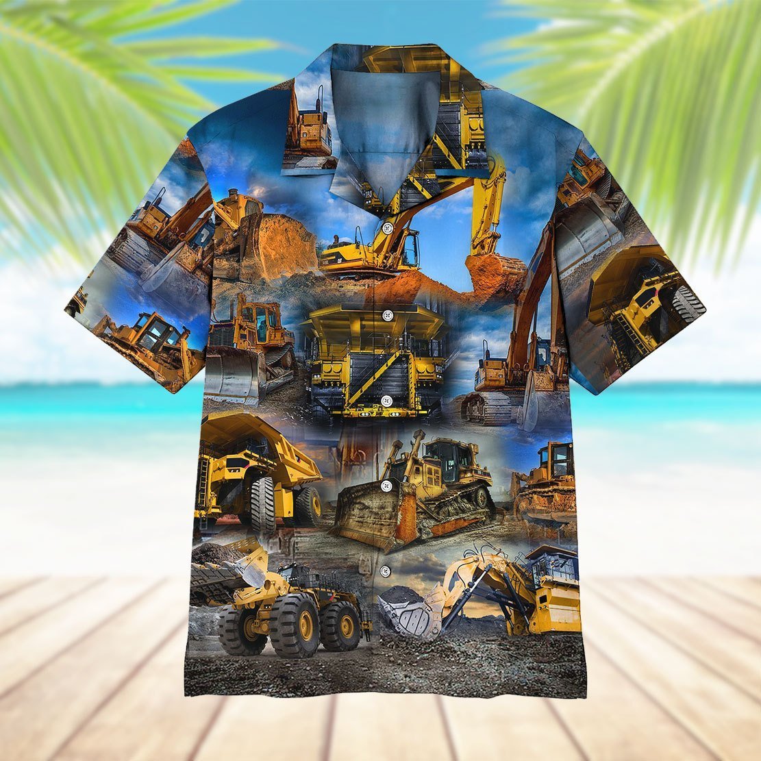 Heavy Equipment Hawaiian Shirt Pre11794