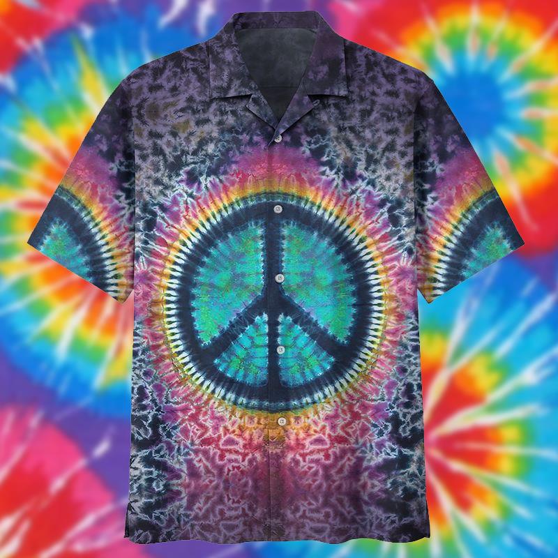Hippie Beach Hawaiian Shirt Pre10096