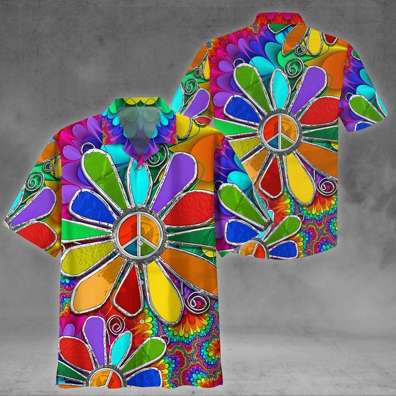 Hippie Beach Hawaiian Shirt Pre11375 Hippie Beach Hawaiian Shirt Pre11375