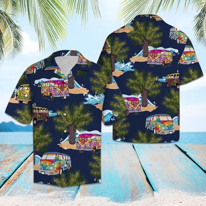 Hippie Bus Hawaiian Shirt Pre12921 Hippie Bus Hawaiian Shirt Pre12921