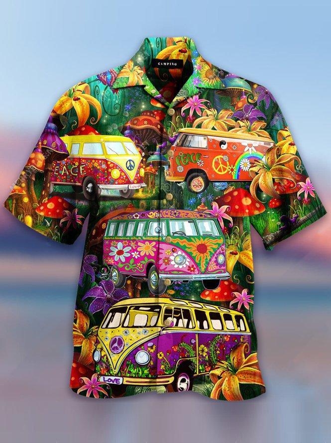 Hippie Bus Hawaiian Shirt Pre12980 Hippie Bus Hawaiian Shirt Pre12980