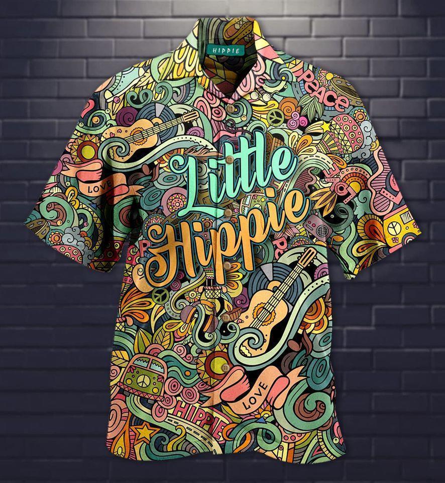 Hippie Doodles Hawaiian Shirt Pre12990