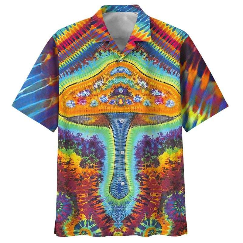 Hippie Magic Mushroom Hawaiian Shirt Pre10711