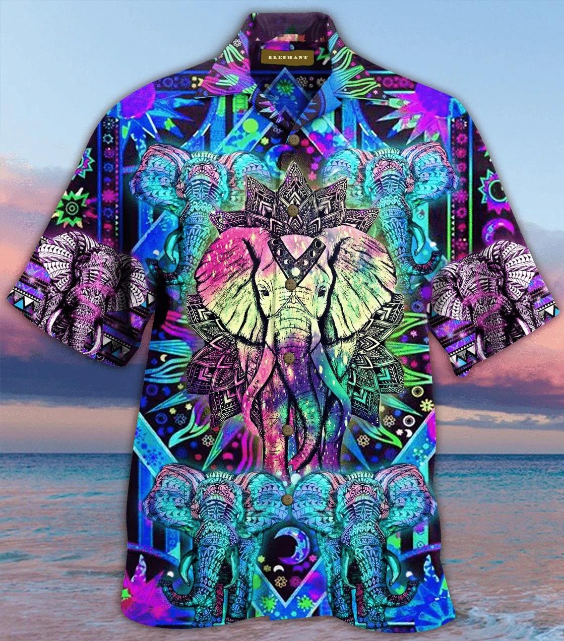 Hippie Mandala Elephant Hawaiian Shirt Pre12858 Hippie Mandala Elephant Hawaiian Shirt Pre12858