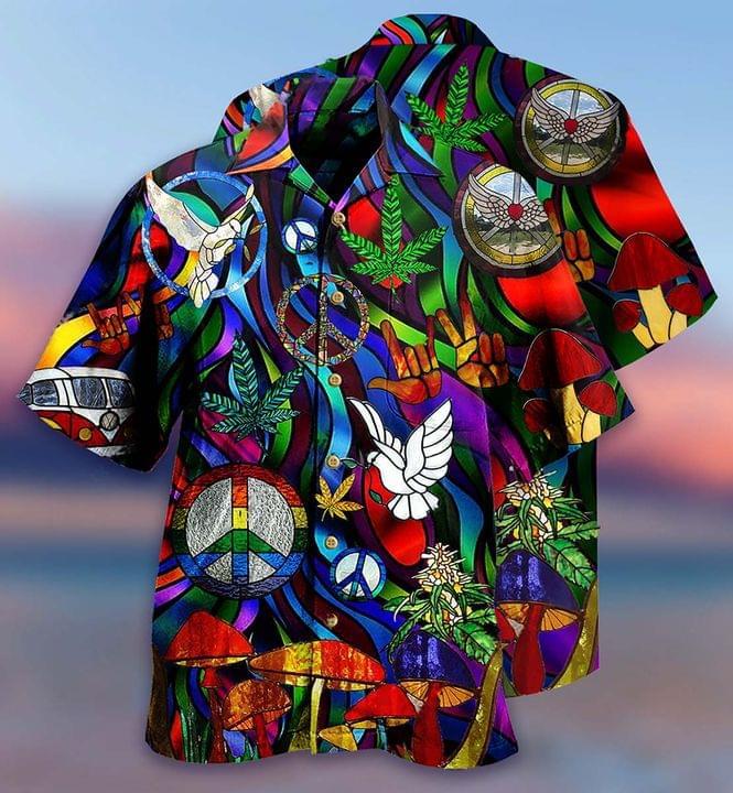 Hippie Nature Hawaiian Shirt Pre10790 Hippie Nature Hawaiian Shirt Pre10790