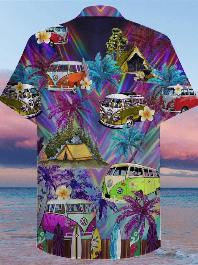 Hippie Van Bus Hawaiian Shirt Pre12893 1 » Cool Gifts for You - Mfamilygift Hippie Van Bus Hawaiian Shirt Pre12893 1