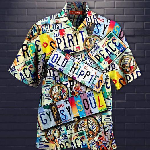 Hippies Hawaiian Shirt Pre12886