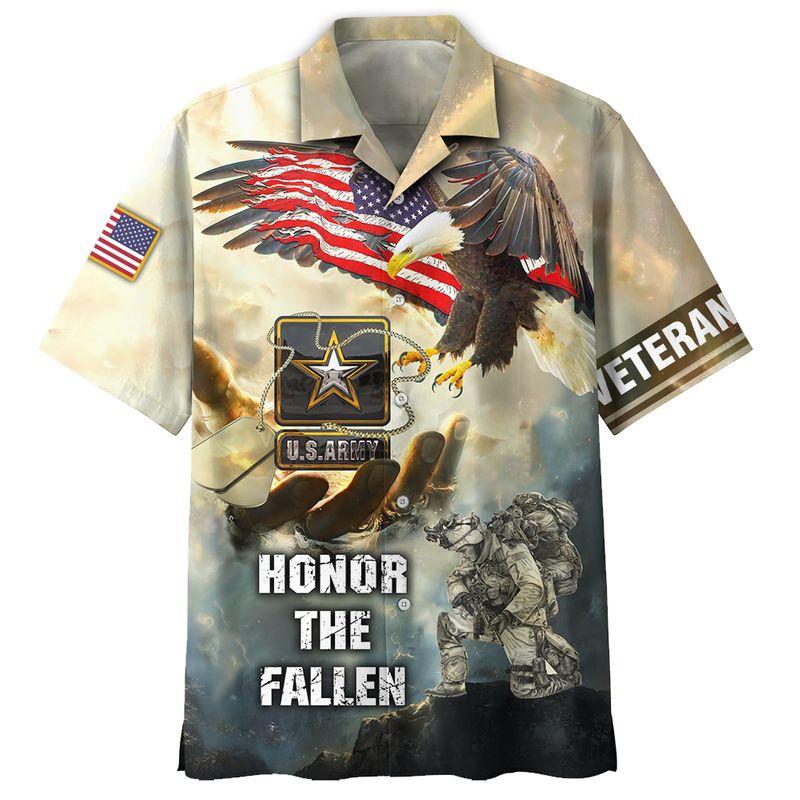 Honor The Fallen Hawaiian Shirt Pre10777