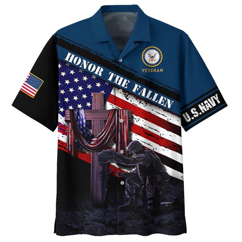 Honor The Fallen Hawaiian Shirt Pre10920