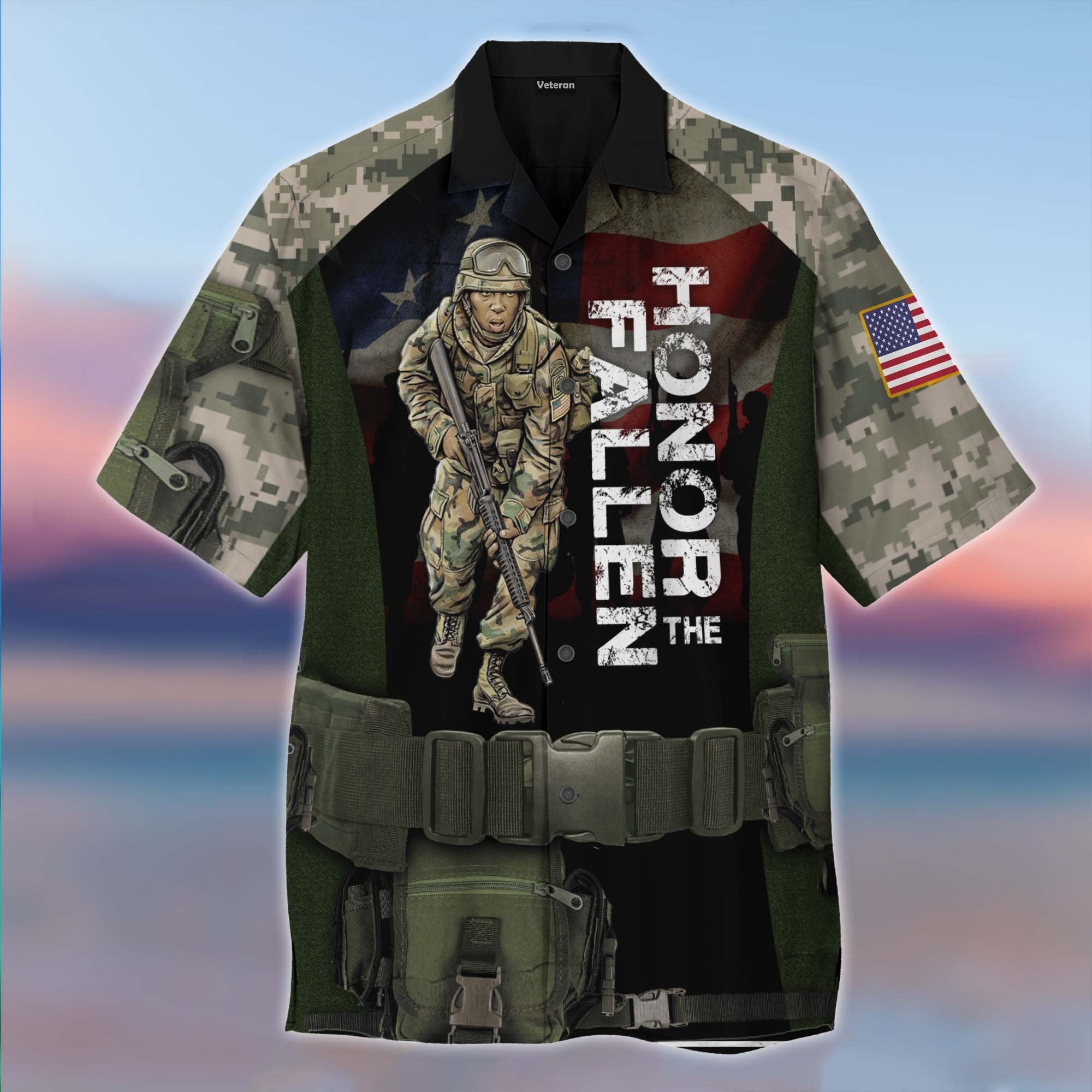 Honor The Fallen Hawaiian Shirt Pre11239