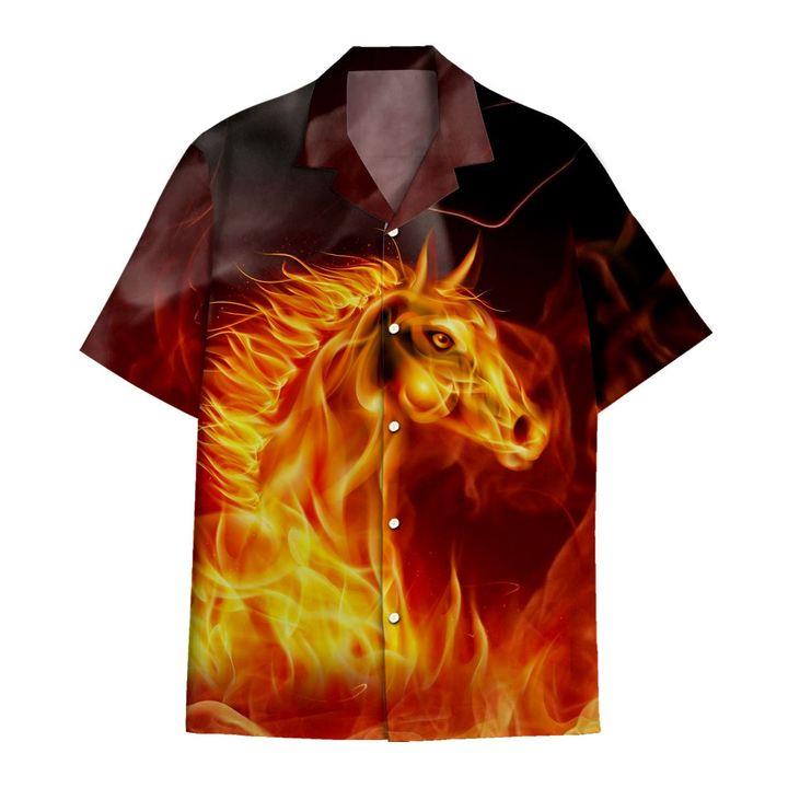 Horse Fire Hawaiian Shirt Pre10256 Horse Fire Hawaiian Shirt Pre10256