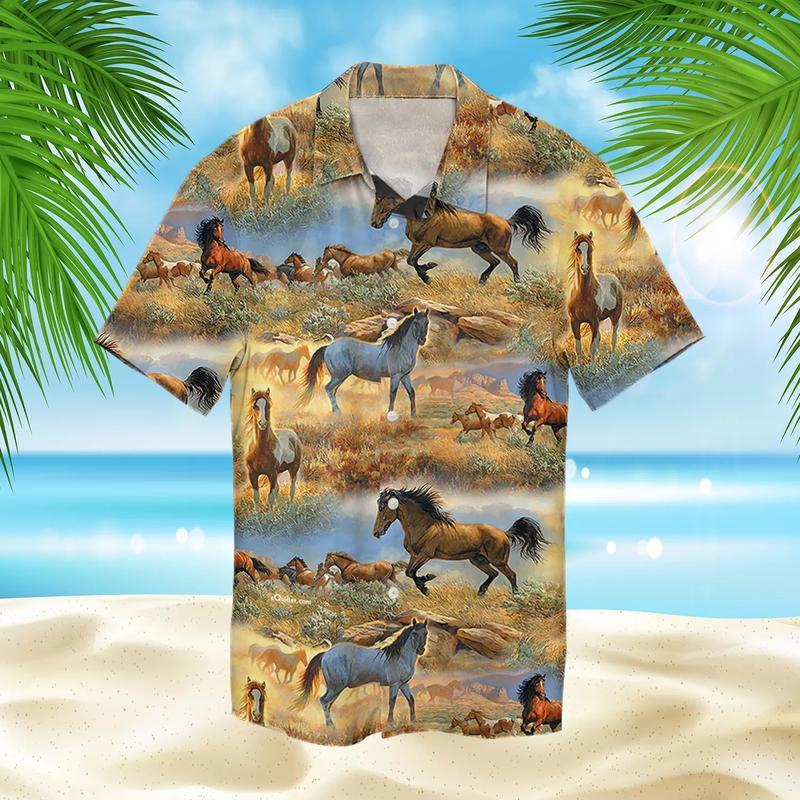 Horse Hawaiian Shirt Pre11072