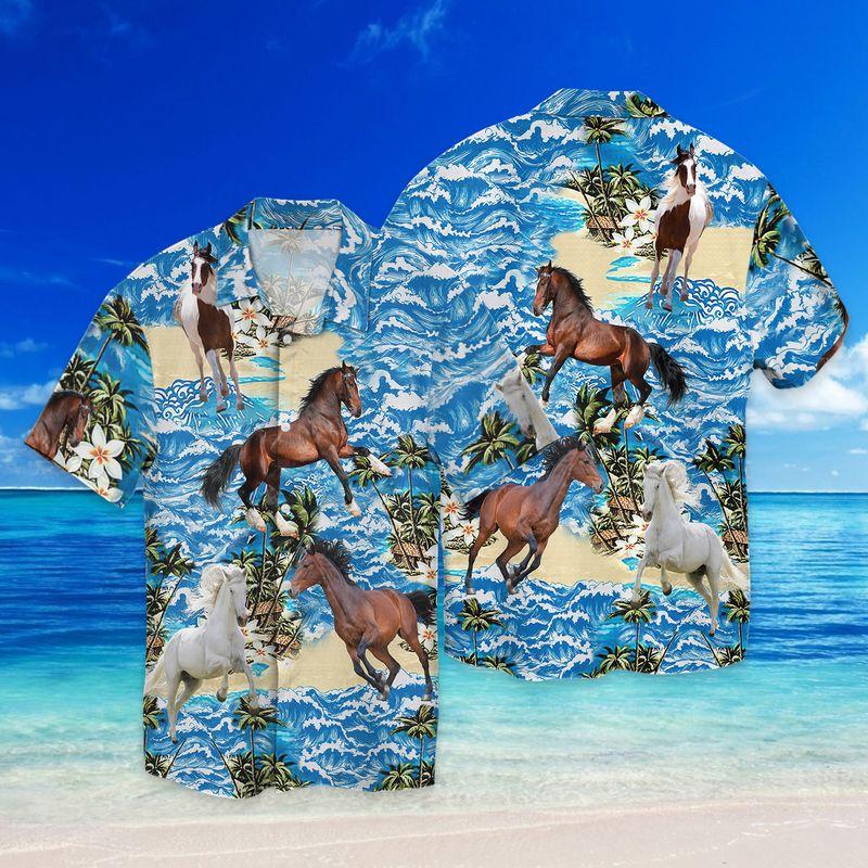 Horse Hawaiian Shirt Pre11199