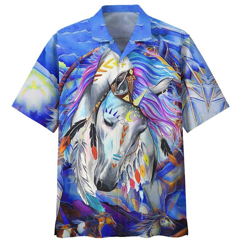 Horse Hawaiian Shirt Pre11416