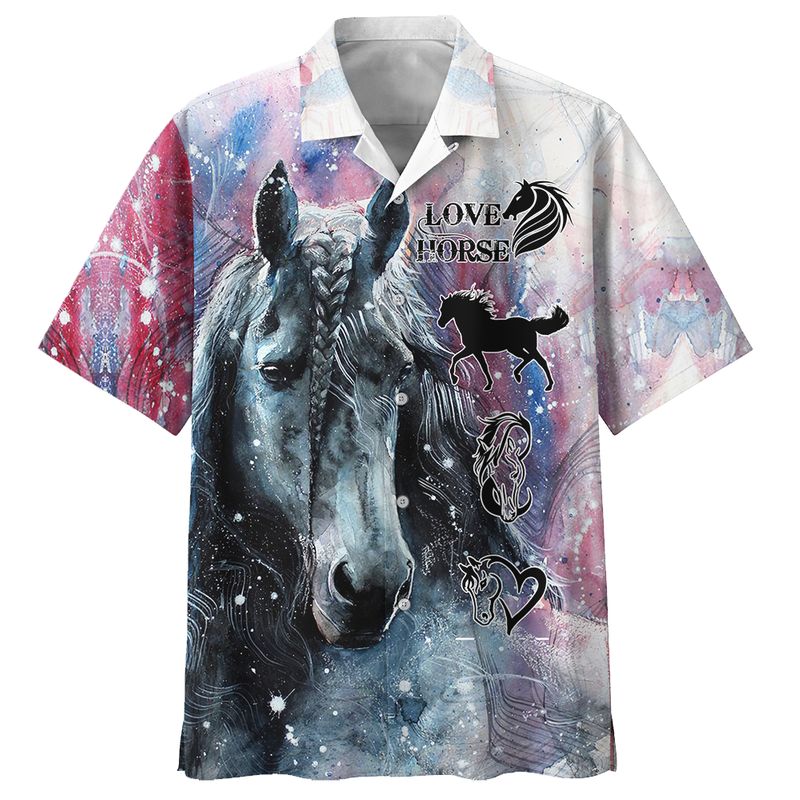Horse Hawaiian Shirt Pre11622