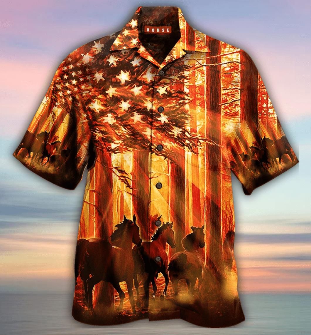 Horse Hawaiian Shirt Pre12855 1 » Cool Gifts for You - Mfamilygift Horse Hawaiian Shirt Pre12855 1