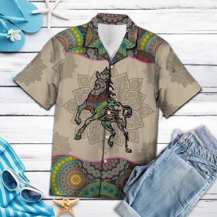 Horse Mandala Hawaiian Shirt Pre12839