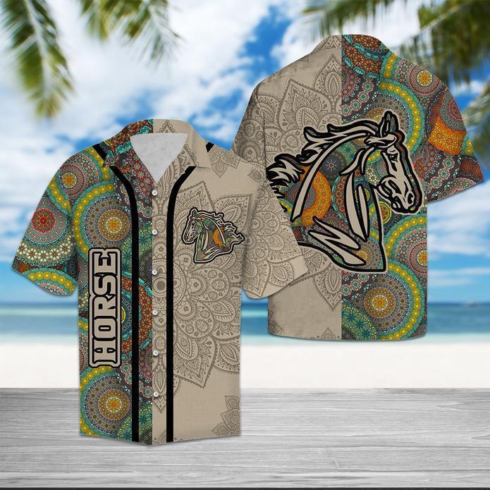 Horse Mandala Hawaiian Shirt Pre12871 Horse Mandala Hawaiian Shirt Pre12871