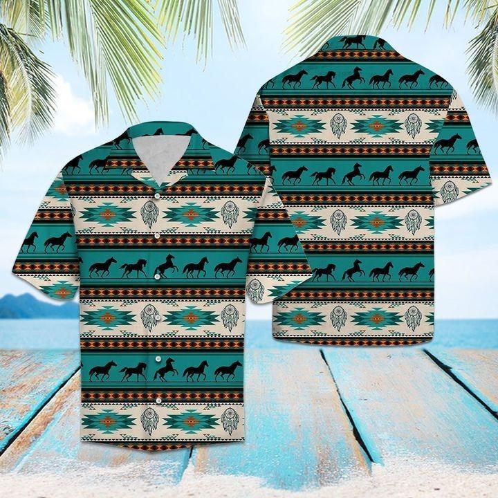 Horse Native Hawaiian Shirt Pre12837
