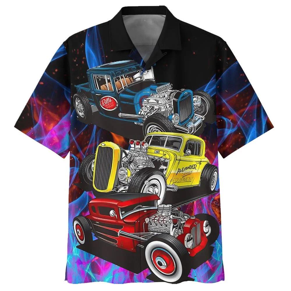 Hot Rod Hawaiian Shirt Pre10291 Hot Rod Hawaiian Shirt Pre10291