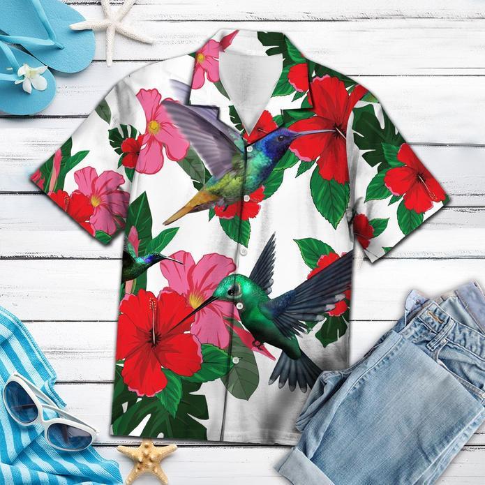 Hummingbird And Hibiscus Hawaiian Shirt Pre10591 1 » Cool Gifts for You - Mfamilygift Hummingbird And Hibiscus Hawaiian Shirt Pre10591 1