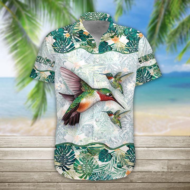 Hummingbird Hawaiian Shirt Pre12838