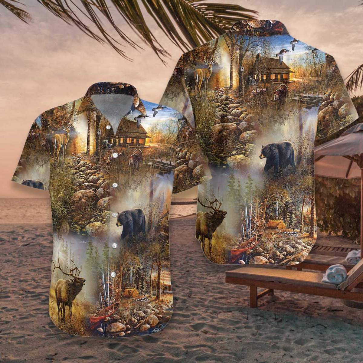 Hunting Camo Hawaiian Shirt Pre10165 Hunting Camo Hawaiian Shirt Pre10165