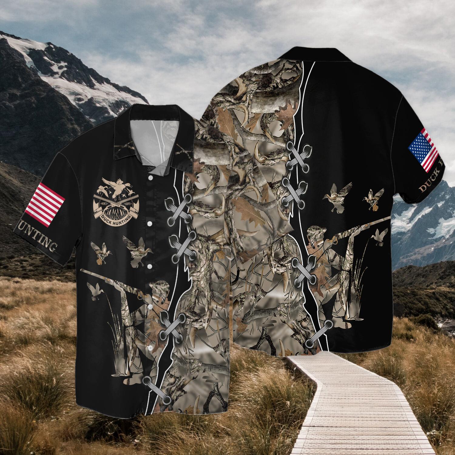 Hunting Hawaiian Shirt Pre12878 Hunting Hawaiian Shirt Pre12878