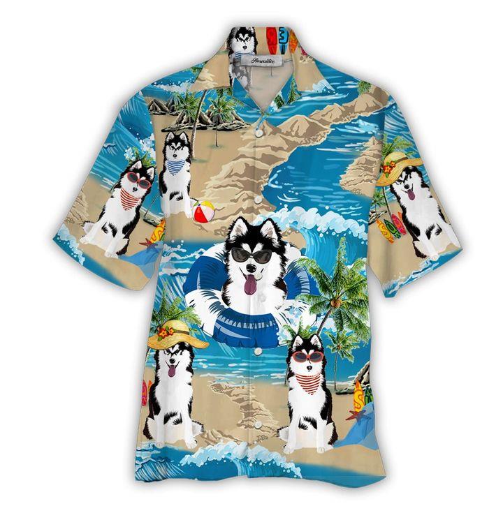Husky Hawaiian Shirt Pre10236 Husky Hawaiian Shirt Pre10236
