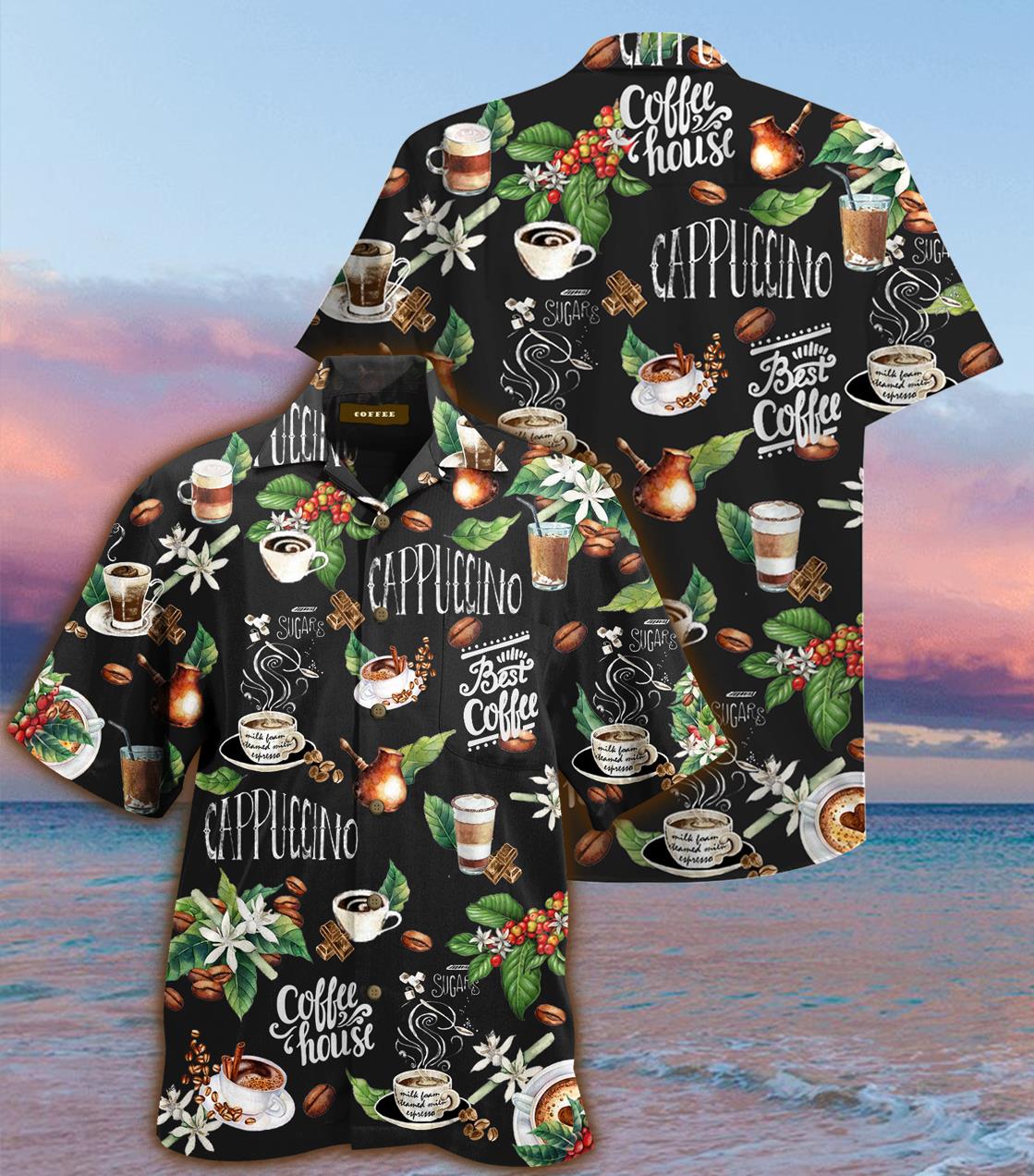 I Love Coffee Hawaiian Shirt Pre11924
