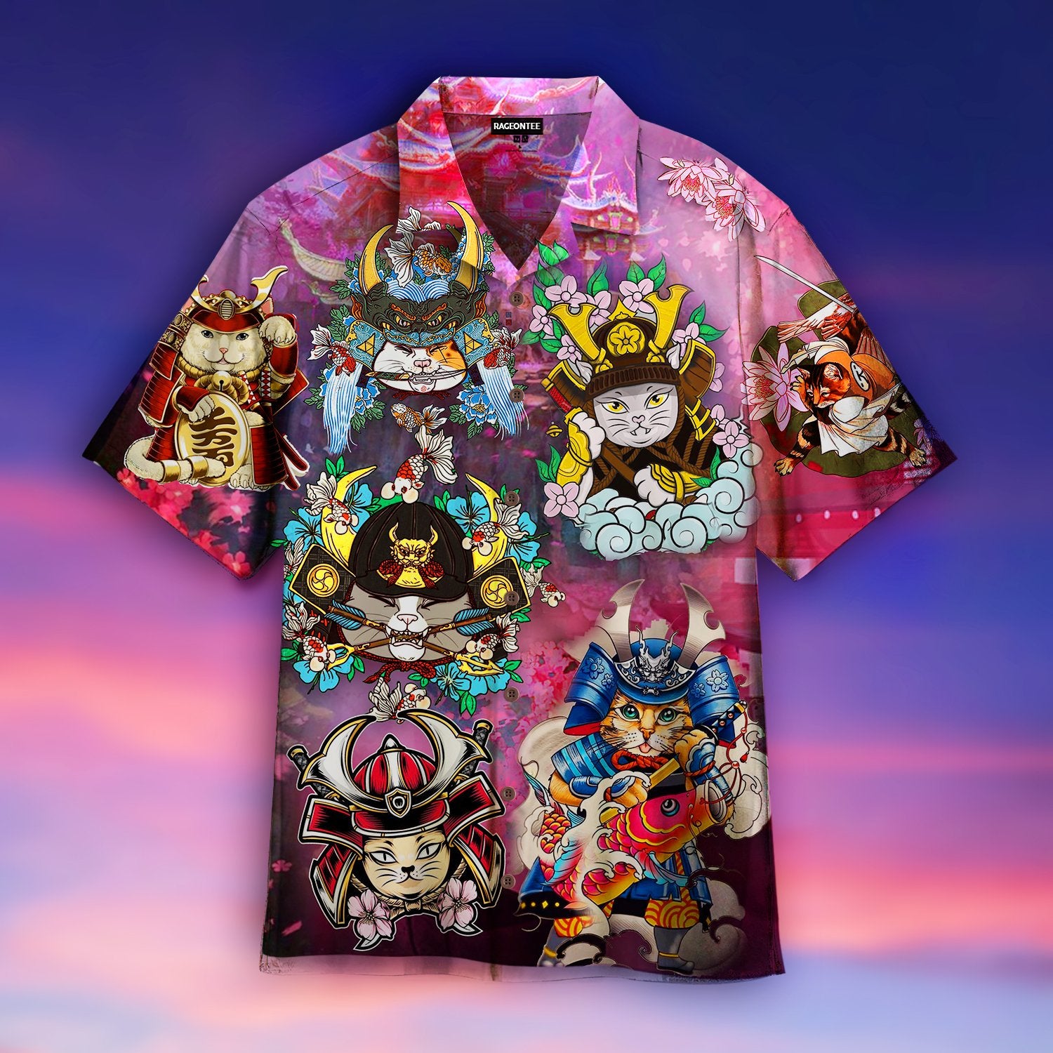 I Will Become A Samurai Cats Hawaiian Shirt Pre11290 I Will Become A Samurai Cats Hawaiian Shirt Pre11290