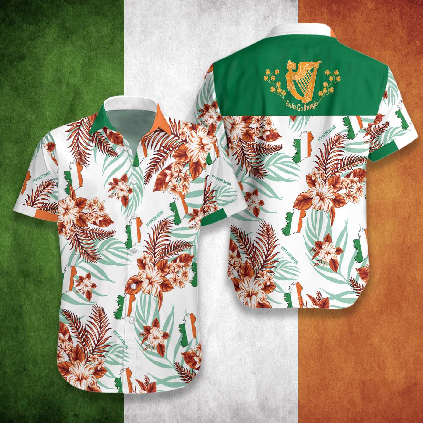 Ireland Forever Erin Go Bragh Flag Hawaiian Shirt Pre12816 Ireland Forever Erin Go Bragh Flag Hawaiian Shirt Pre12816