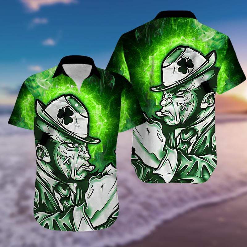 Irish Man Happy Patricks Day Hawaiian Shirt Pre12806 Irish Man Happy Patricks Day Hawaiian Shirt Pre12806