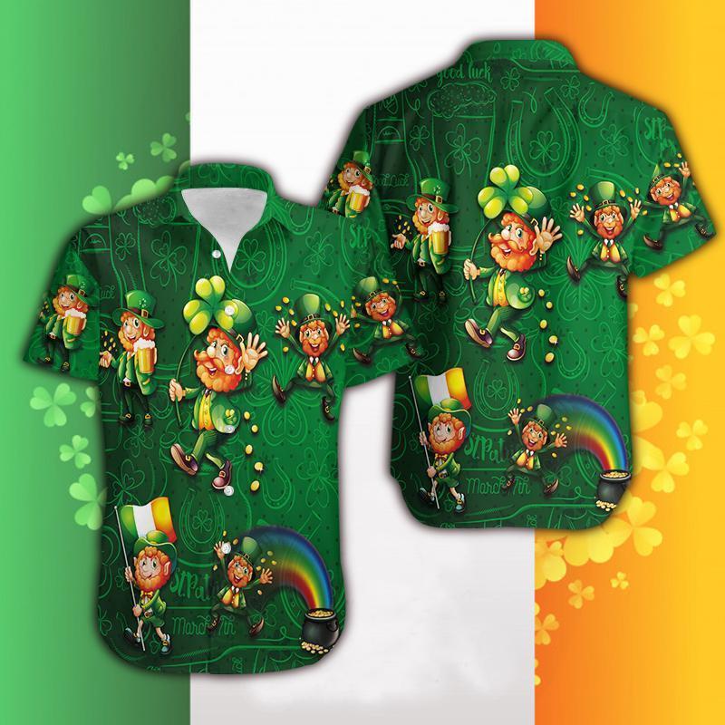Irish Saint Patrick Day Hawaiian Shirt Pre12786