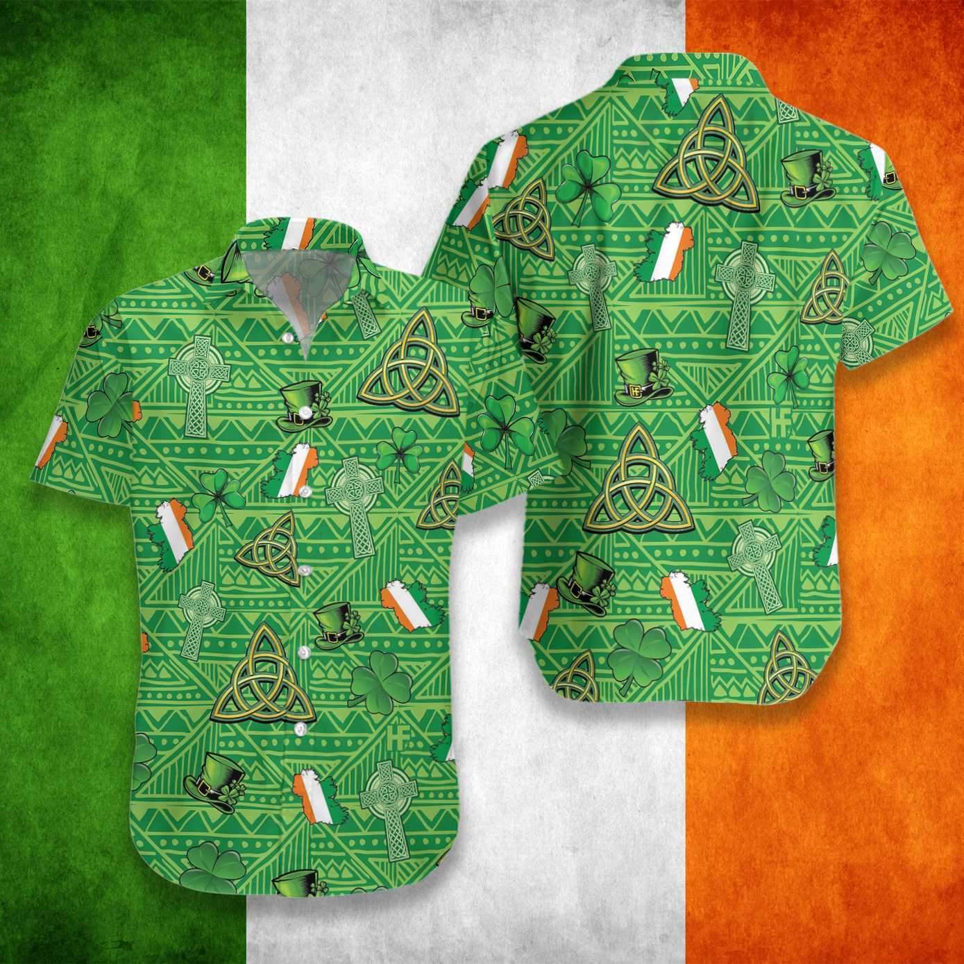 Irish Saint Patricks Day Hawaiian Shirt Pre12780