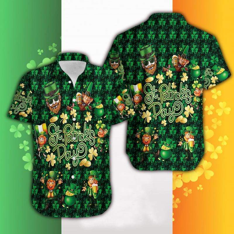 Irish Saint Patricks Day Hawaiian Shirt Pre12788