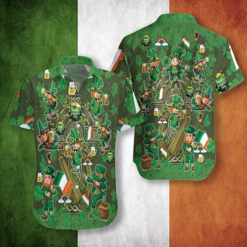 Irish Saint Patricks Day Hawaiian Shirt Pre12792 Irish Saint Patricks Day Hawaiian Shirt Pre12792