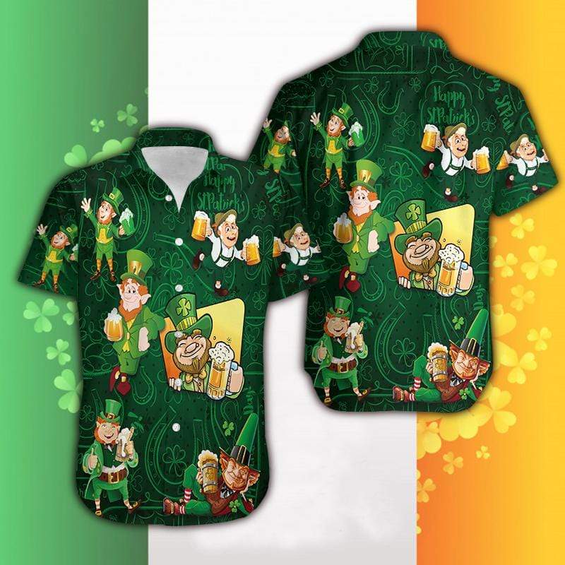 Irish Saint Patricks Day Hawaiian Shirt Pre12795