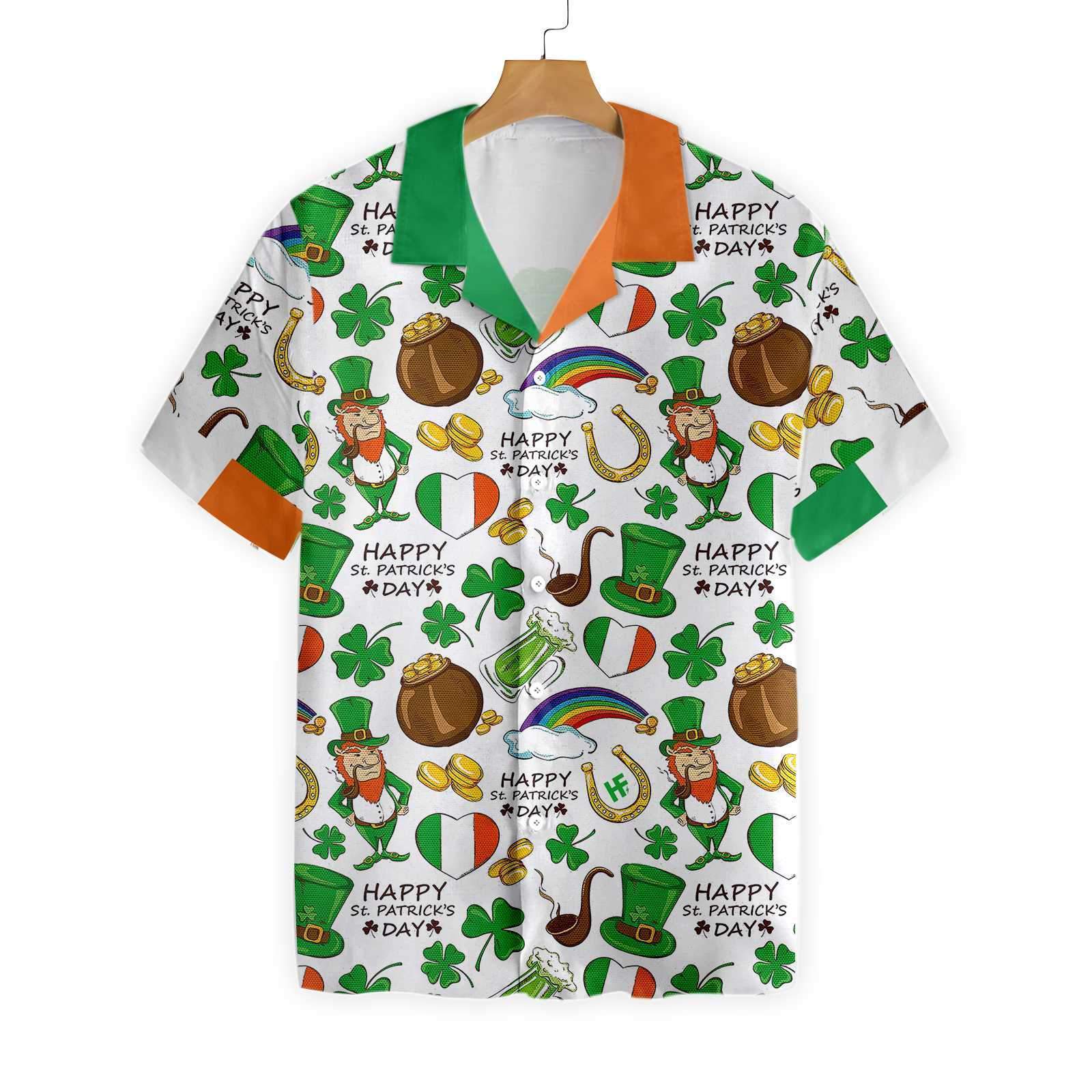 Irish Saint Patricks Day Hawaiian Shirt Pre12800
