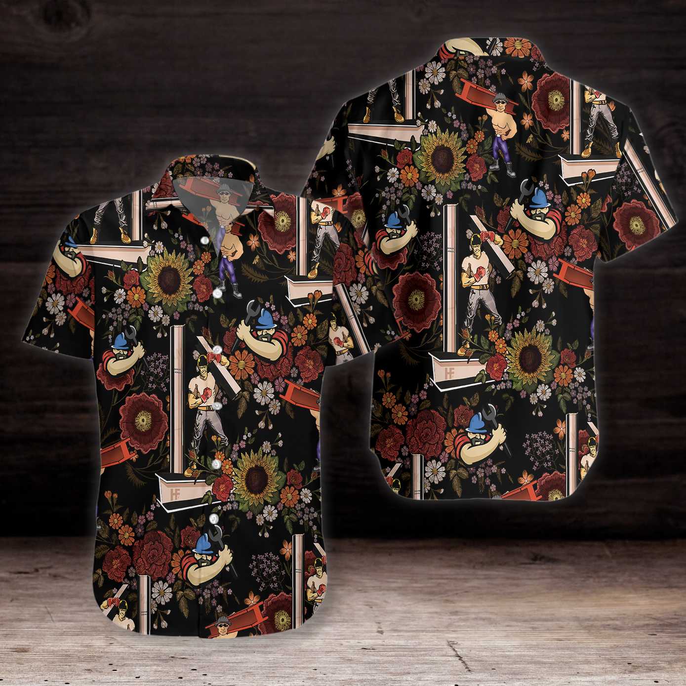 Ironworker Hawaiian Shirt Pre10246