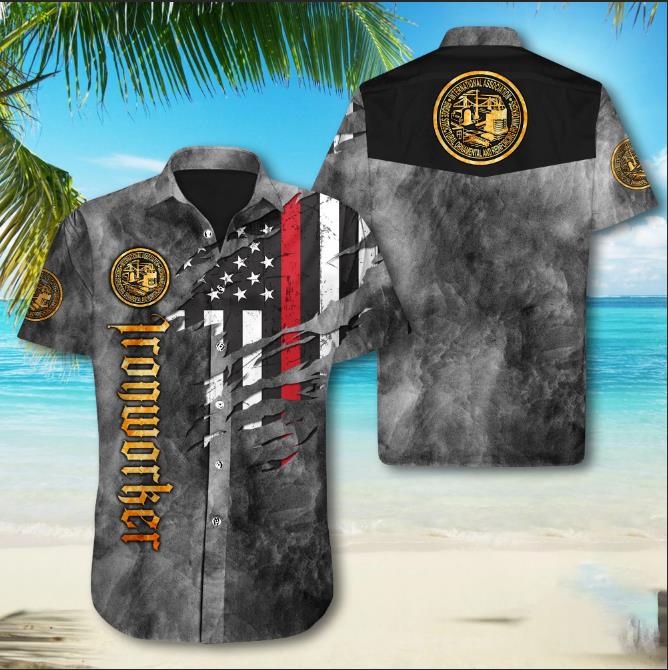 Ironworker Hawaiian Shirt Pre11011