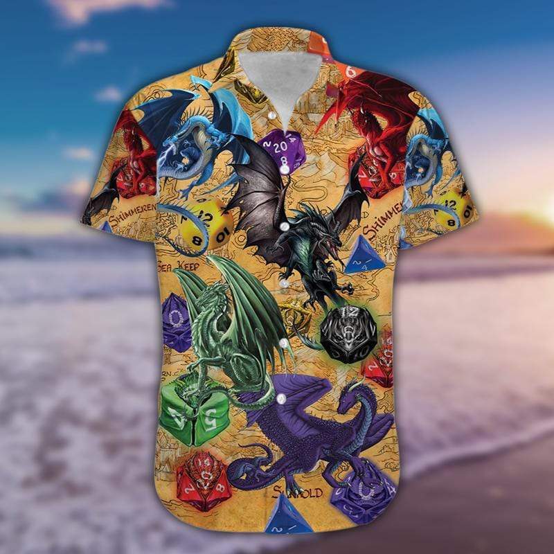 Its Time To Roll A Dragon Hawaiian Shirt Pre12767